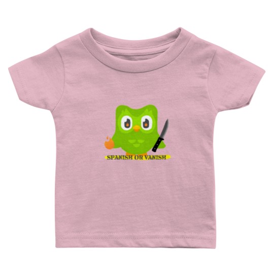 Discover Duolingo Spanish or Vanish Baby T Shirts