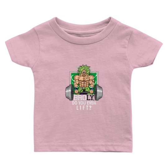 Discover Brolifting Super Saiyan Gym Lifting Broly Anime Workout Baby T Shirts