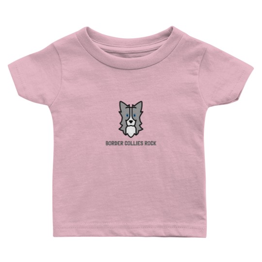 Discover Border Collies Rock Baby T Shirts