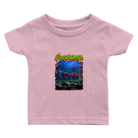 Discover Goosebumps Ghost Camp Baby T Shirts/RL Stine Goosebumps Books