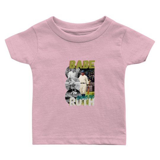 Discover Babe Ruth Vintage Baseball Baby T-Shirt