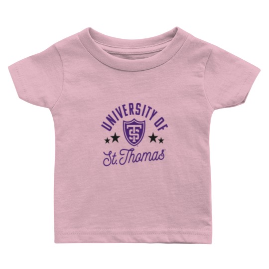 Discover University of St Thomas Tommies Logo Raglan Base Baby T Shirts