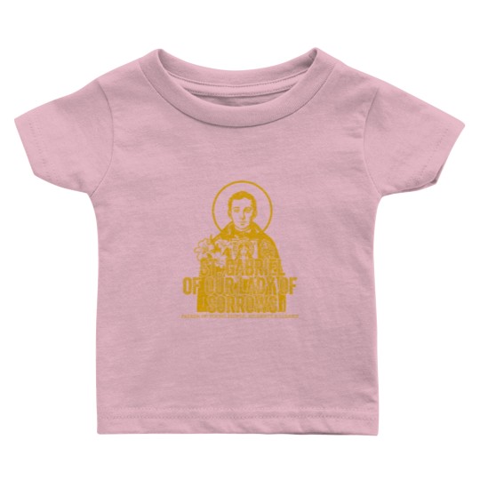 Discover catholicism gold st gabriel of our lady of sorrows saint Baby T Shirts