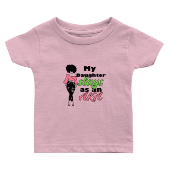 Discover AKA Sorority Daughter Paraphernalia Gift For Mom Baby T Shirts