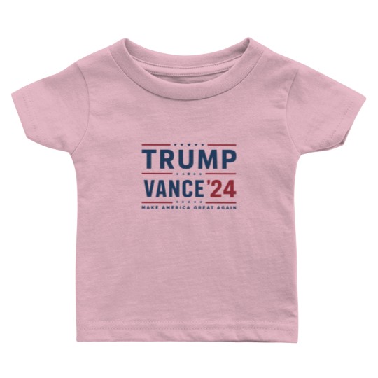 Discover Trump 2024 Baby T-Shirts featuring President Trump and JD Vance
