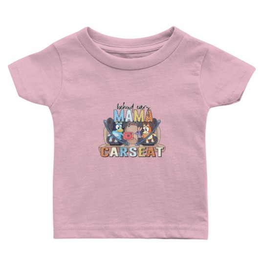 Discover BlueyDad Mama Car Seat Baby T-Shirt