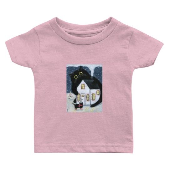Discover The Yule Cat Baby T Shirts