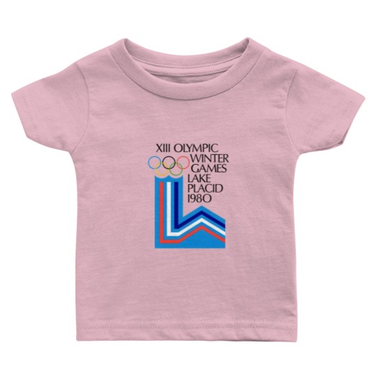 Discover Lake Placid 1980 Winter Olympics Men's Grey Baby T Shirts Size S-5XL