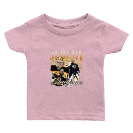 Discover Jeremy Swayman Baby T Shirts Ice Hockey American Professional Hockey Championship Sport Merch Vintage Baby T Shirts