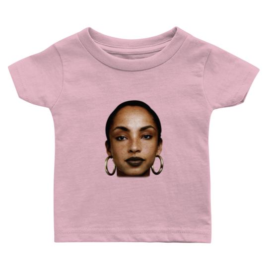 Discover Rare Sade Adu Face Baby T Shirts Collection Singer Unisex Baby T Shirts
