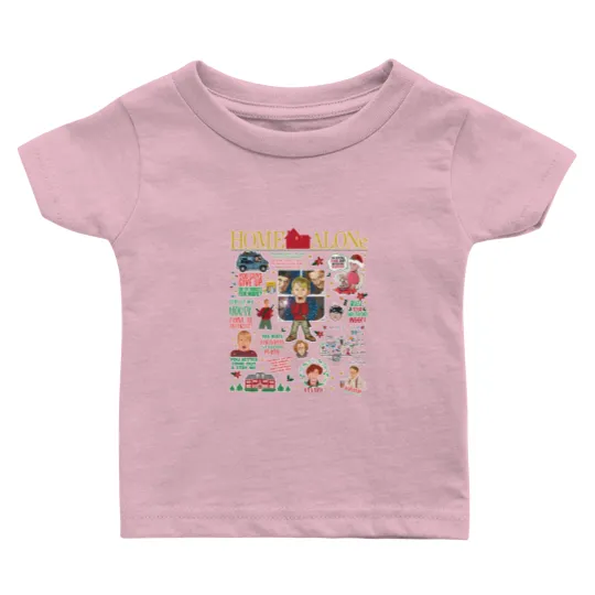 Discover Baby T-Shirt - Home Alone Theme - 90s Christmas Movie