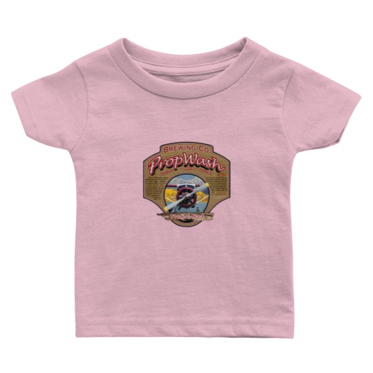 Discover PropWash Brewing Co. Radial Red DHC2 Beaver Floatplane Baby T Shirts