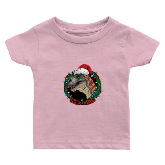 Discover Rexmas Christmas Baby T Shirts