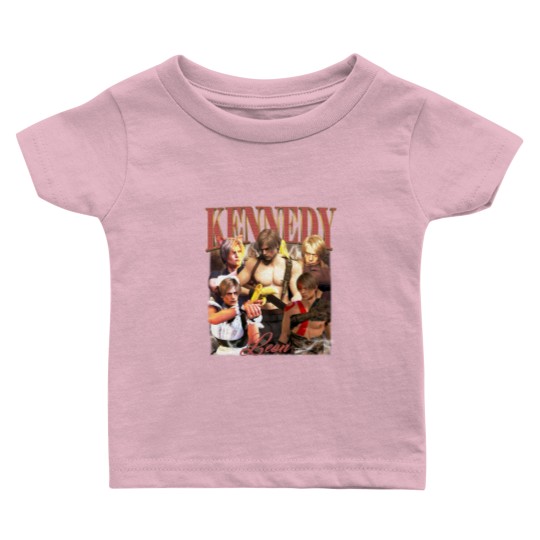 Discover Leon Kennedy Funny Vintage Baby T Shirts, Leon Kennedy Meme Resident Evil 4 6 Vintage Baby T Shirts