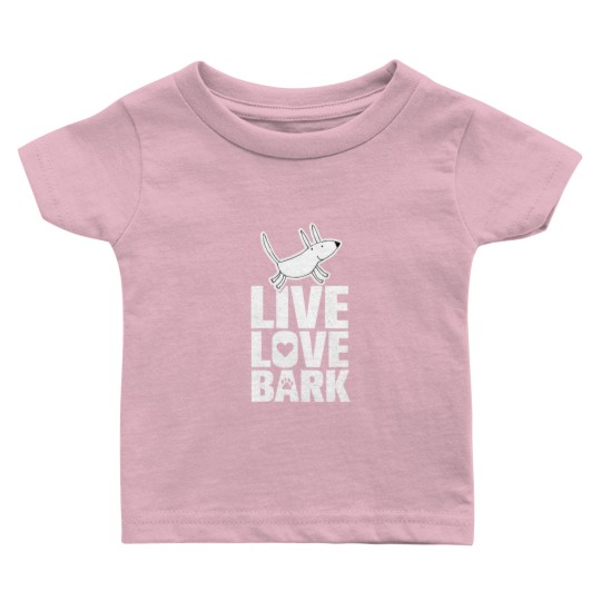 Discover Live - Love - Bark Baby T Shirts