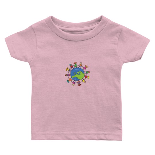 Discover Protect The Environment Earth Day With Children Baby T Shirts