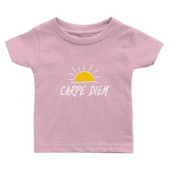 Discover carpe diem is latin and means: seize the day Baby T Shirts