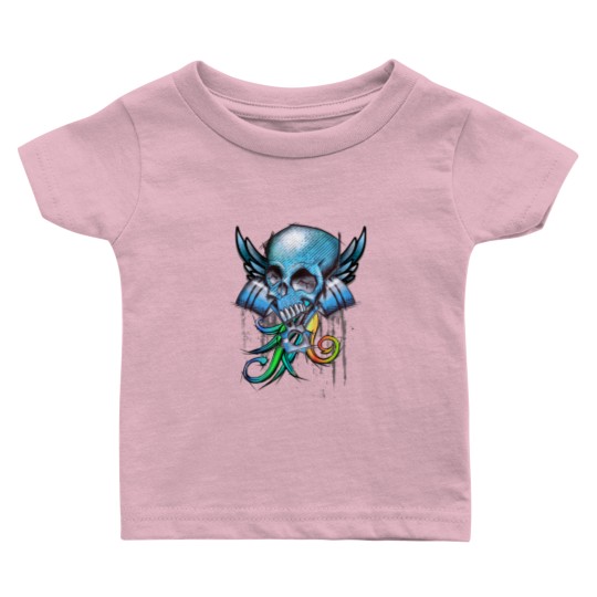 Discover Skull Tuning Design Baby T Shirts