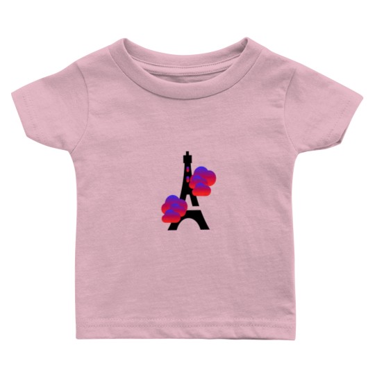 Discover Eiffel Tower From Paris Baby T Shirts
