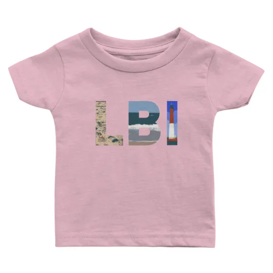 Discover Lbi Long Beach Island Nj Photo Beach Ocean Lightho Baby T Shirts