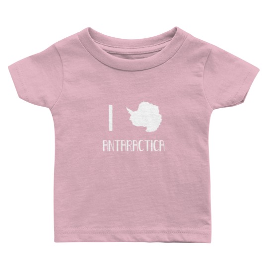 Discover I Love Antarctica South Pole Penguin Expedition Baby T Shirts
