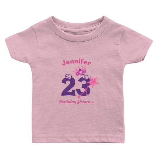Discover Birthday Girl Custom Name Age Baby T Shirts