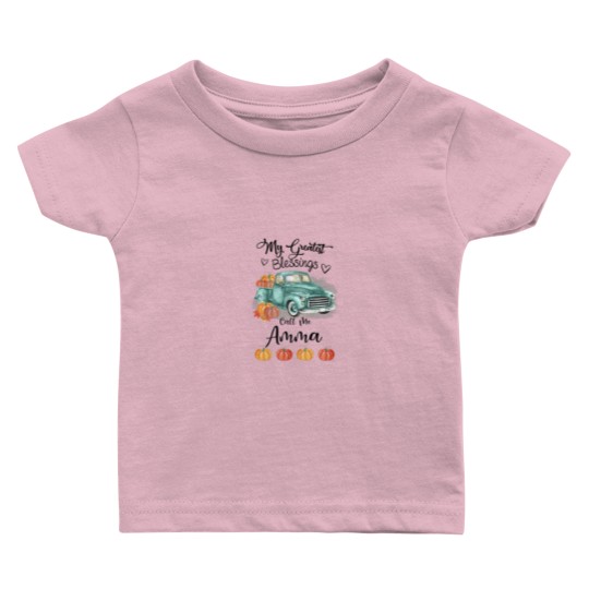 Discover Womens My Greatest Blessings Call Me Amma Bumpkin Baby T Shirts