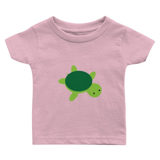 Discover Cute Green Turtle Baby T Shirts