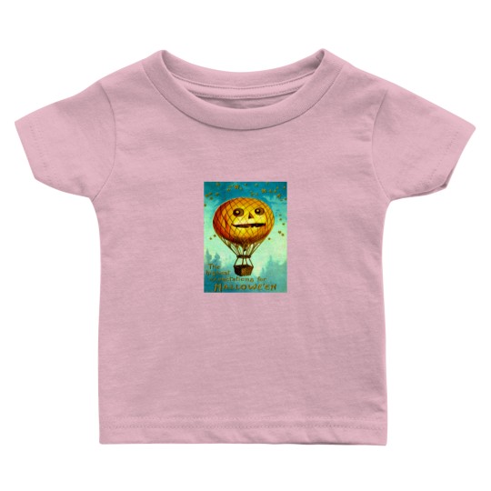 Discover Jack O' Lantern Air Balloon Baby T Shirts