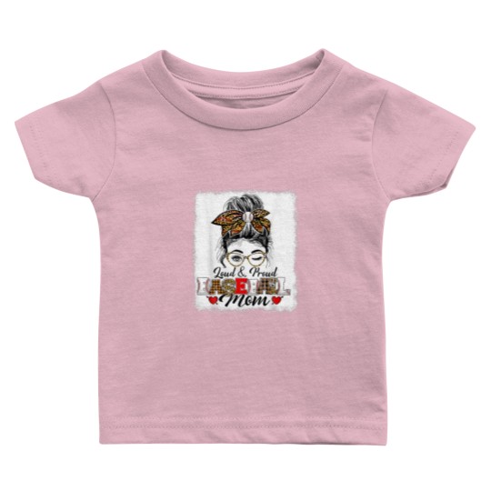 Discover Funny Messy Bun Loud Baby T Shirts
