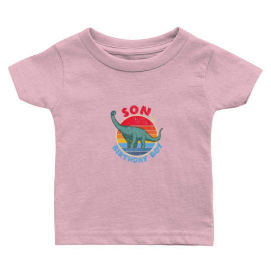 Discover Boy Birthday I Son I Brachiosaurus I Family Matchi Baby T Shirts