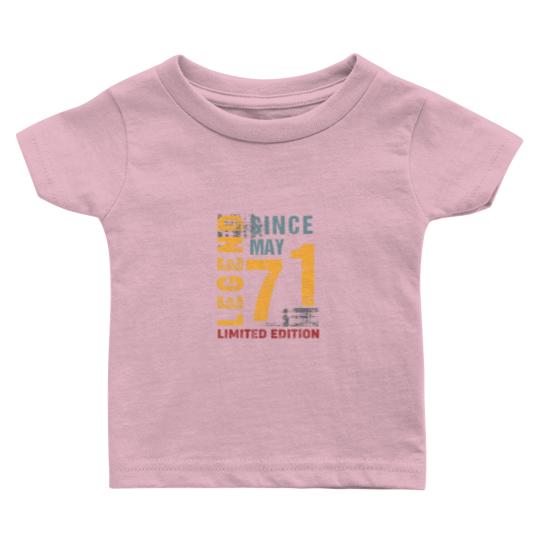 Discover Legend Since May 1971 Gift For 51 Years Old 51Th B Baby T Shirts