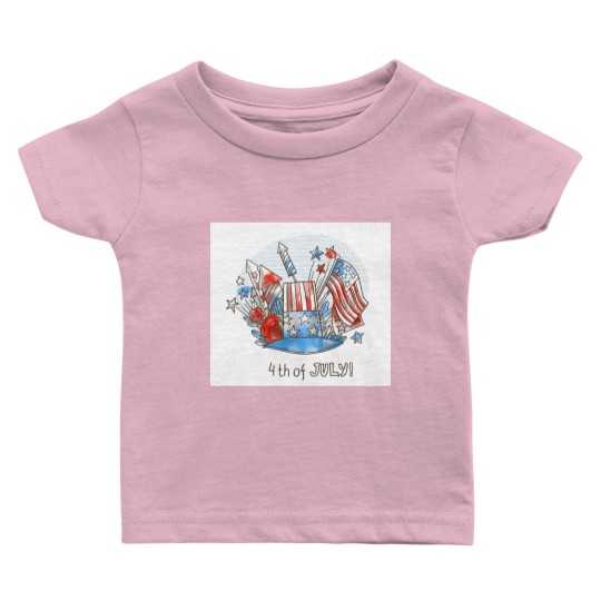 Discover Happy 4th of July Baby T Shirts