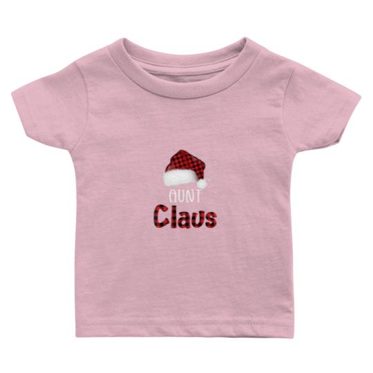 Discover Womens Funny Santa Aunt Claus Christmas Matching F Baby T Shirts