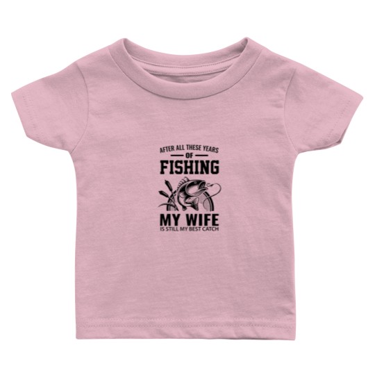 Discover Mens Funny Fishing Angler Gift Fish Fishing Rod Wi Baby T Shirts