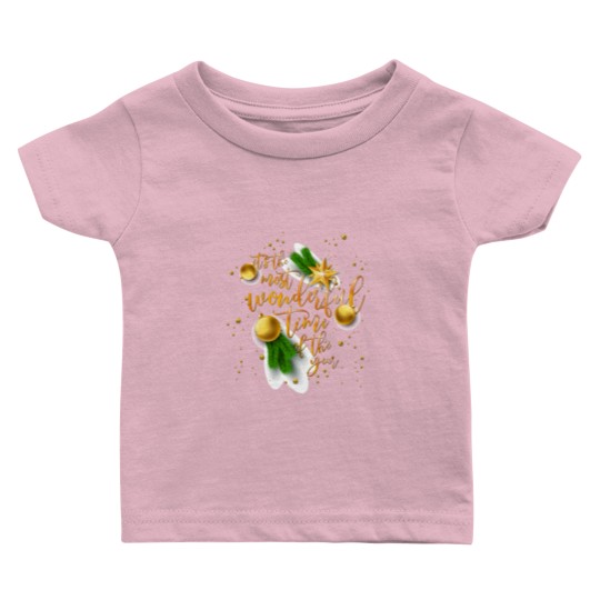 Discover Christmas It's the Most Wonderful Time of the Year Baby T Shirts