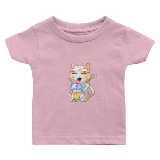 Discover Cute Cat ,Funny, Boba Bubble Tea, Anime, Japanese Baby T Shirts