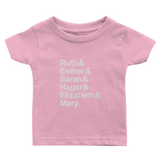 Discover Strong Women of the Bible Baby T Shirts