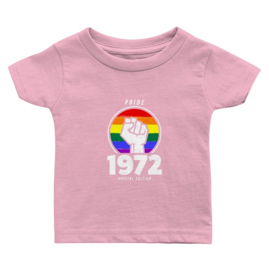 Discover 1972 Birthday Gay Pride LGBT Baby T Shirts
