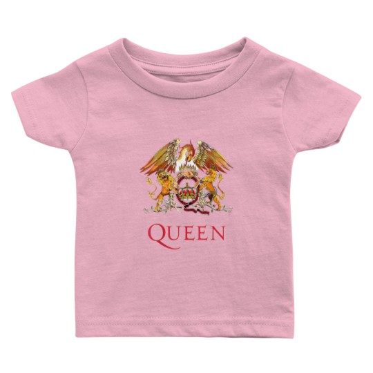 Discover Queen White Crest Freddie Mercury Brian May Baby T Shirts Baby T Shirts