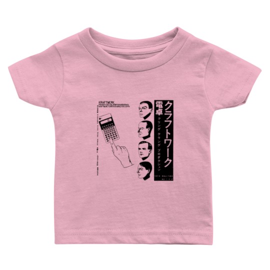 Discover Kraftwerk Japanese Pocket Calculator Music Computer World Baby T Shirts