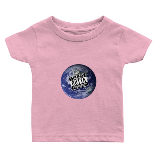 Discover Straight Outta Photoshop Earth Baby T Shirts