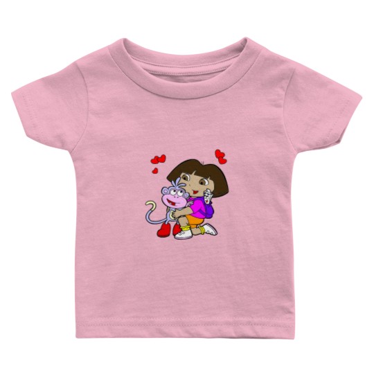 Discover Dora and Boots Long Baby T Shirts