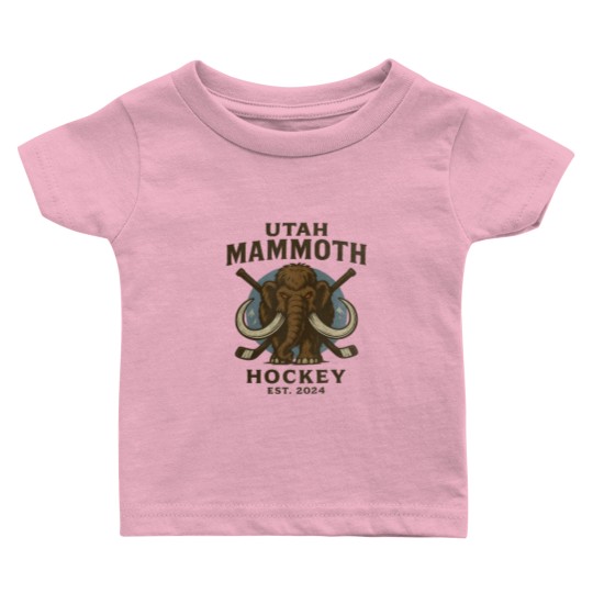 Discover Utah Mammoth Hockey Baby T Shirts, Utah Mammoth Baby T Shirts, Unisex Sports Baby T Shirts