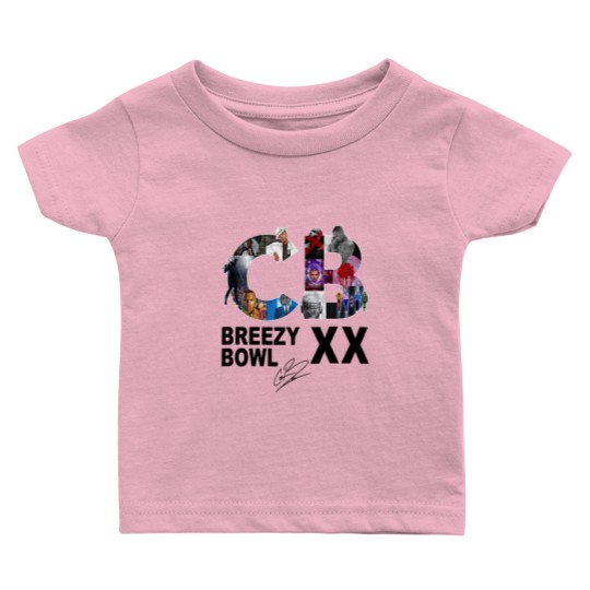 Discover Breezy Bowl XX Baby T Shirts, Chris Brown Breezy Bowl XX Tour Baby T Shirts