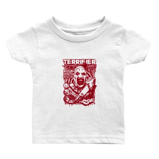 Discover Music Vintage Violence Terrifier Movie Halloween Gifts Music Fan Baby T-shirts