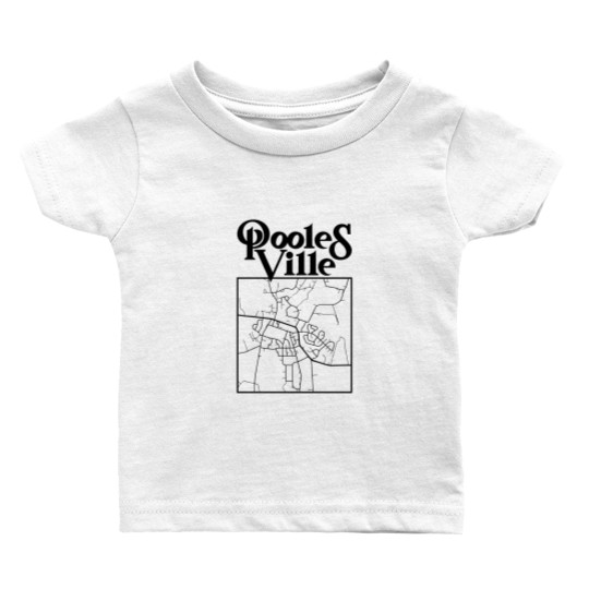 Discover Poolesville Map Baby T-shirts