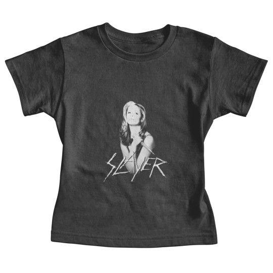 Discover Buffy Slayer Baby Tees Vintage Style Fan Art Christmas Gift Baby Tees