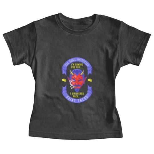 Discover Funny Latin Devil Whispered Bring Tacos Spanish Co Baby Tees