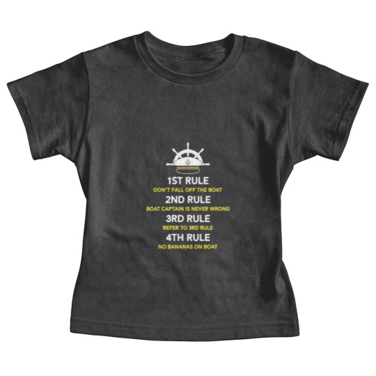 Discover Funny Pontoon Boat Captain Gift Boating Boat Owner Baby Tees